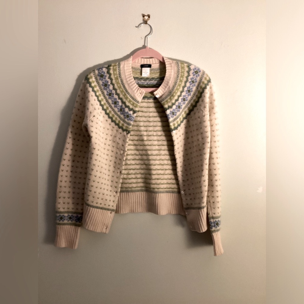 J.Crew Cardigan Wool Sweater, size 6
